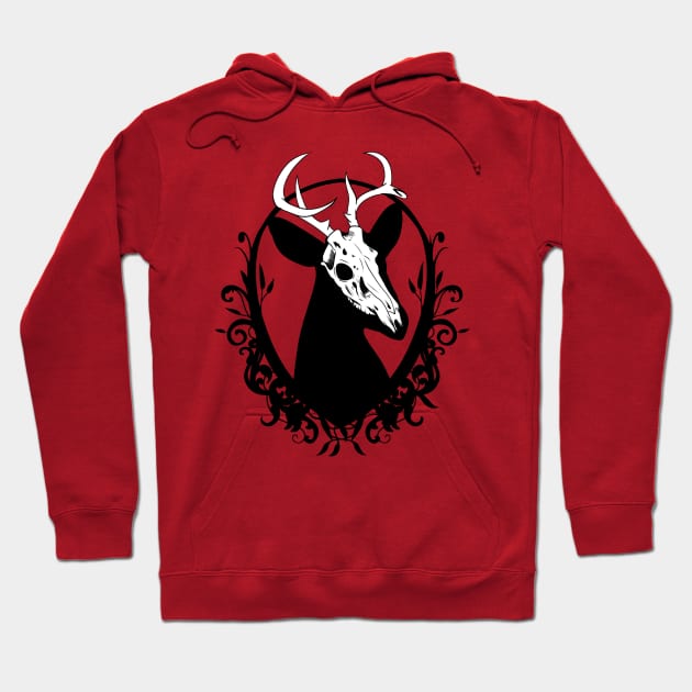 Deer Skull Hoodie by Ludo